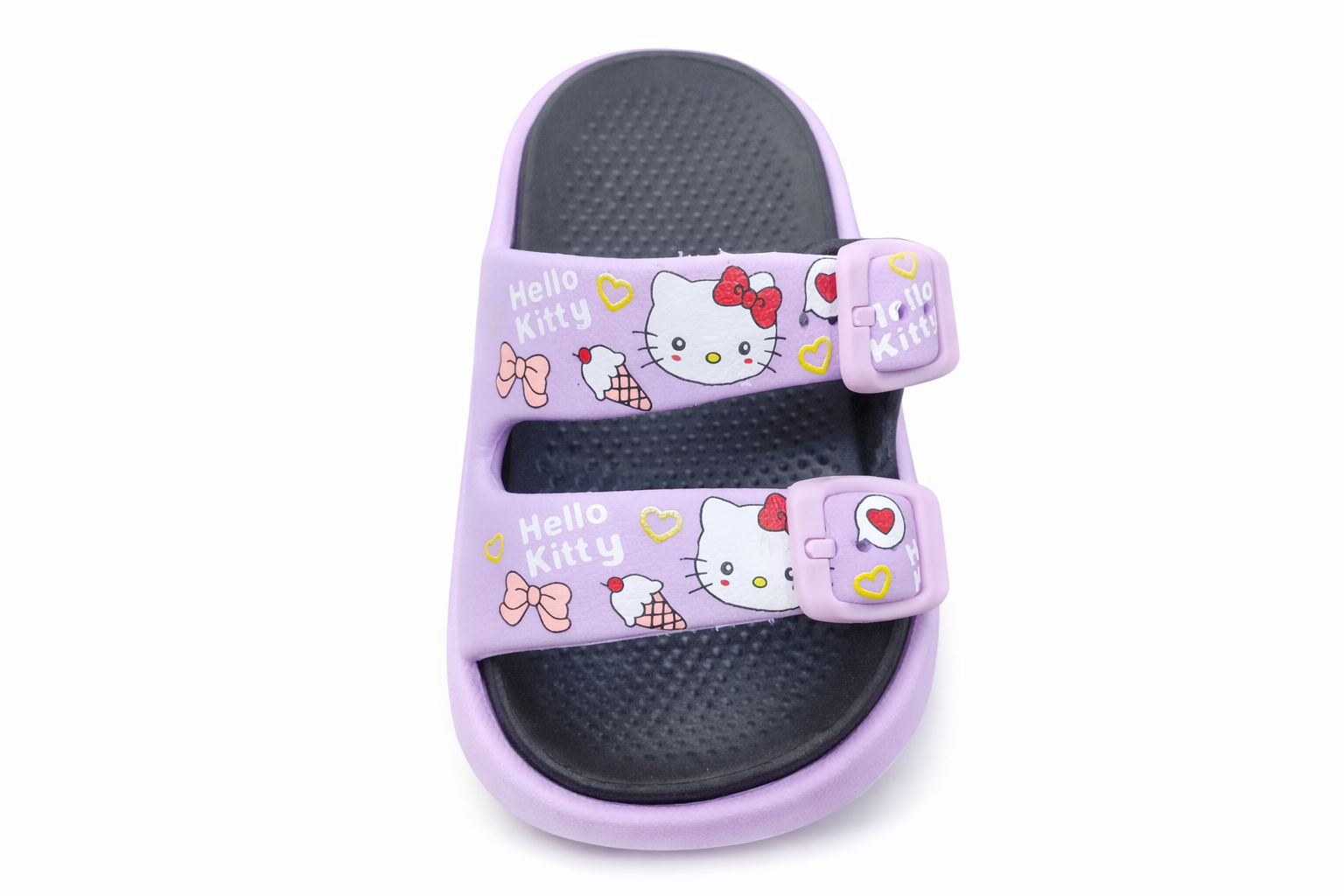 Hello Kitty Girls Sandals – Soft Sole Adjustable Cartoon Kids Footwear