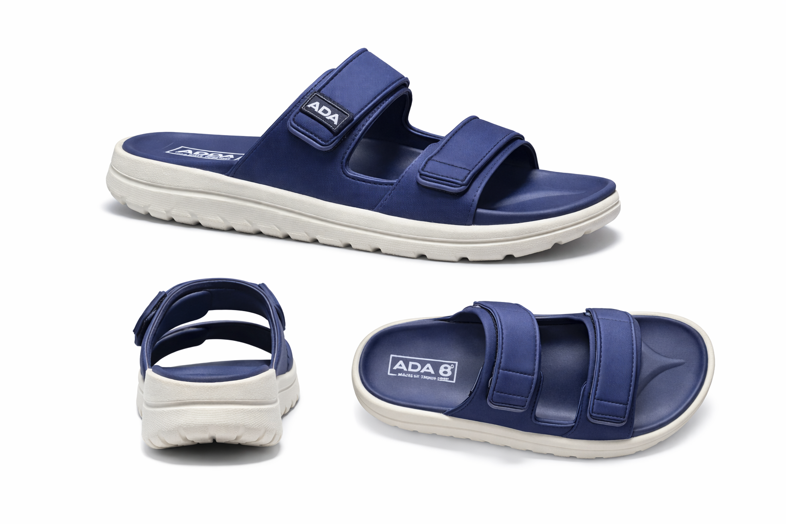 Men’s Lightweight Olive Comfort Slide Sandals