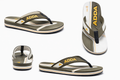 ADDA Men’s Olive & White Flip-Flops | Lightweight Comfortable Casual Slippers for Daily Wear