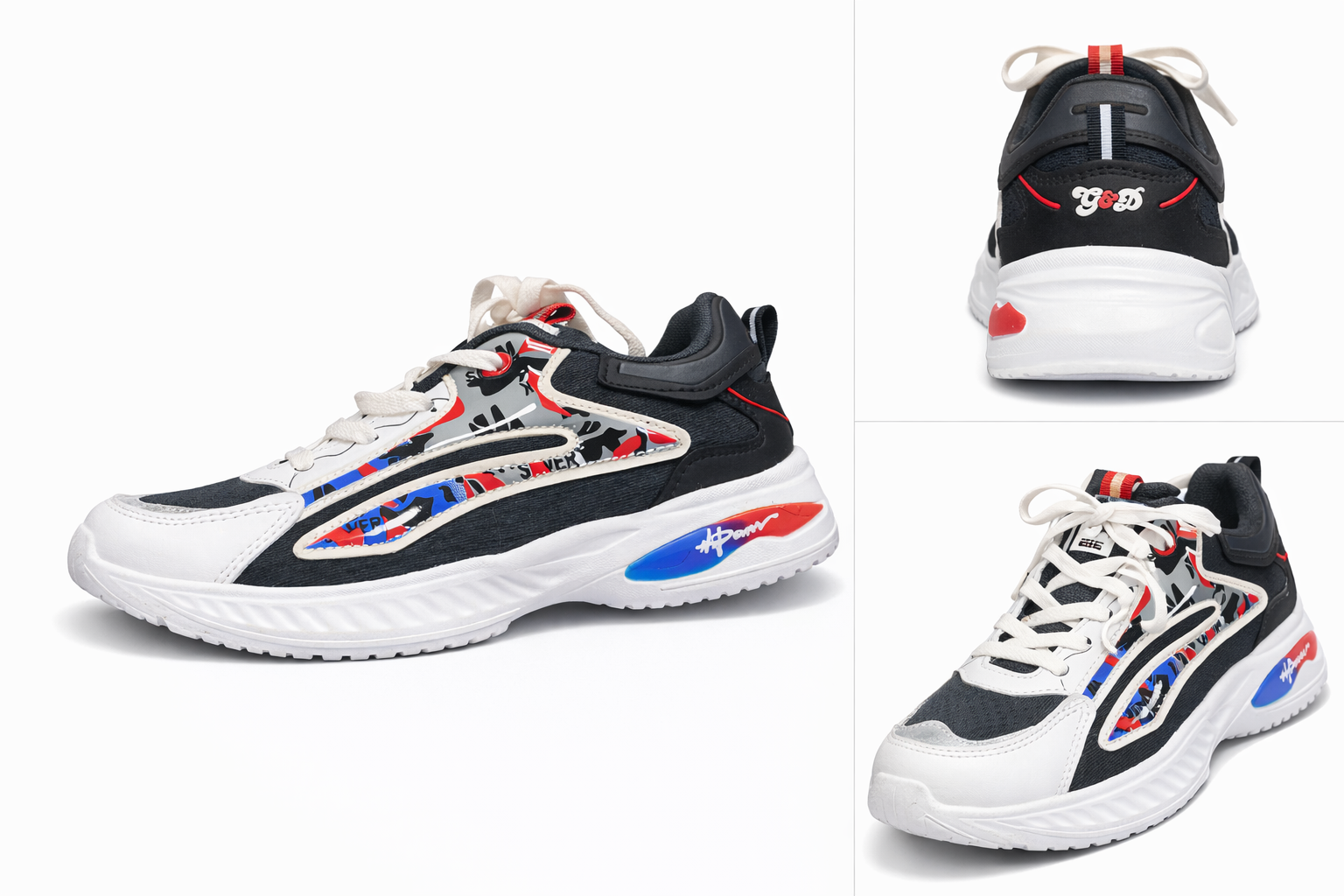 Boys Stylish Casual Sports Sneakers with Comfortable Sole