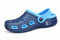 Navy Blue & Sky Blue Lightweight Comfort Clogs – Breathable Casual Slip-On Sandals