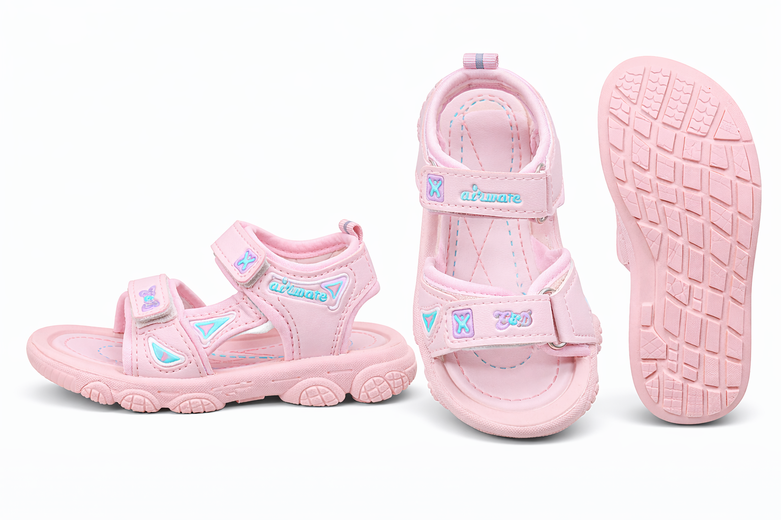 Velcro Sandals – Lightweight Soft Sole Toddler Casual Outdoor Sandals
