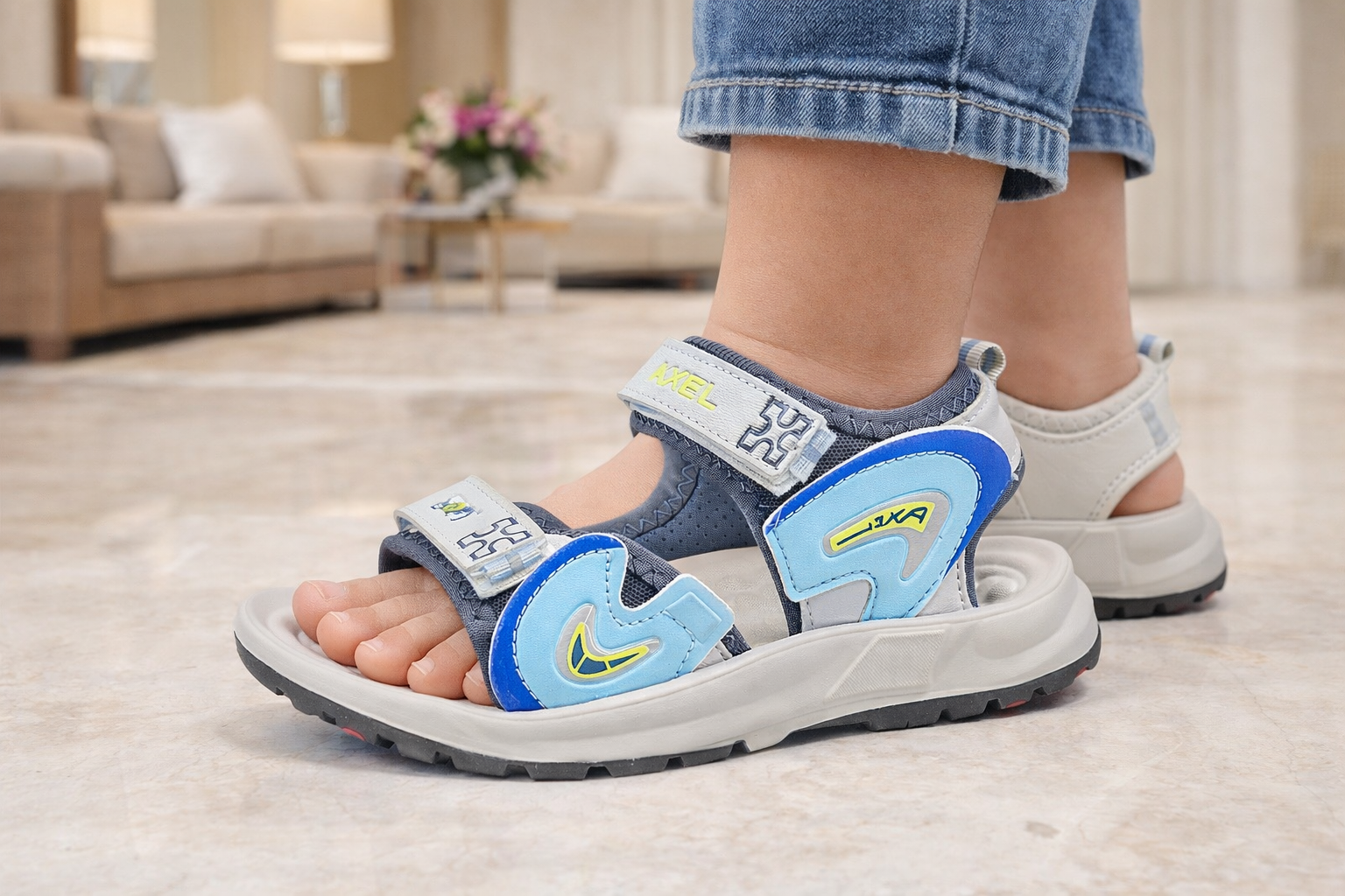 Sport Sandals – AXEL Lightweight Comfort Velcro Kids Sandals