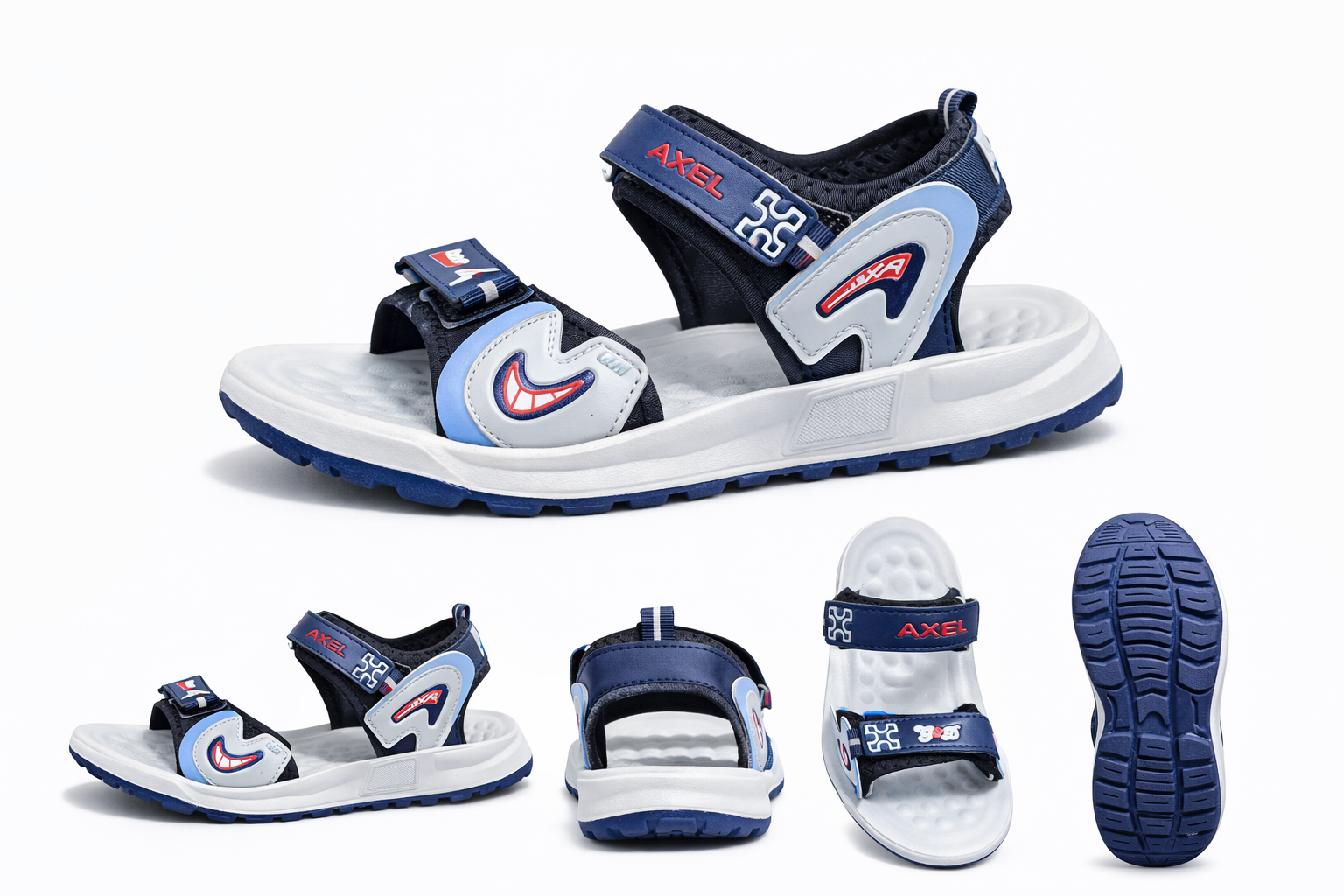AXEL Kids Sports Sandals – Lightweight Adjustable Velcro Outdoor Sandals