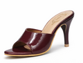 Elegant Patent Stiletto Mule