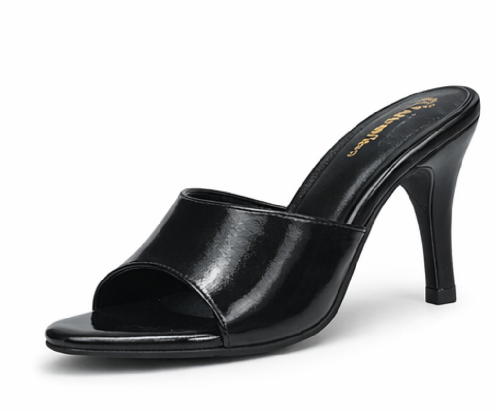 Elegant Patent Stiletto Mule