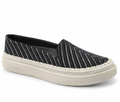 Women’s Chevron Pattern Slip-On Platform Shoes