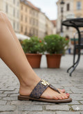 women’s designer toe-ring flats