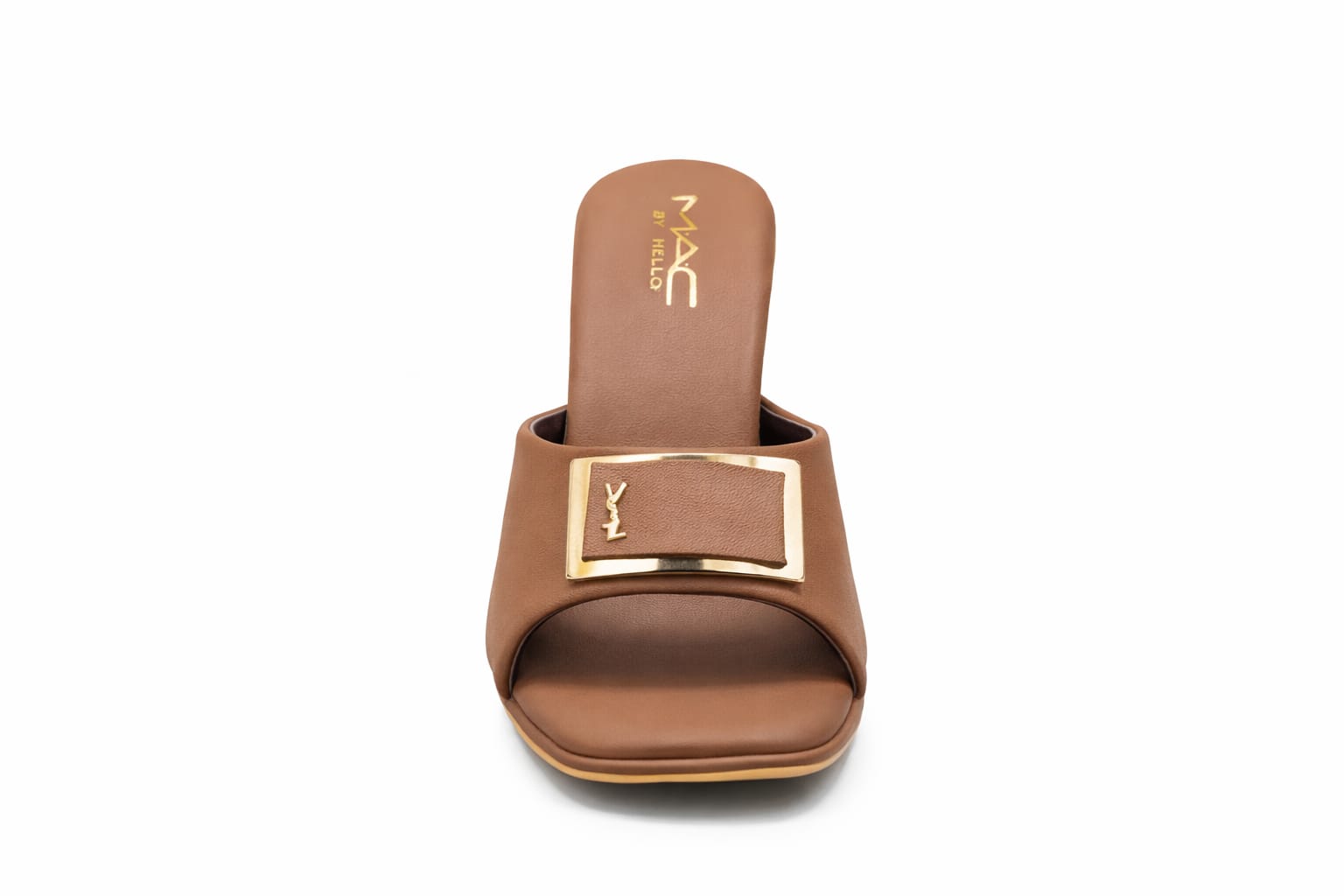 stylish women’s block-heel mule