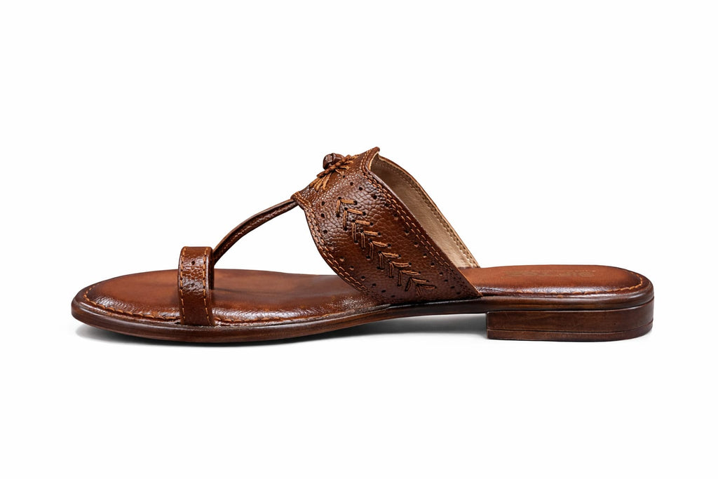 Pure Leather Kolhapuri Ladies Chappal