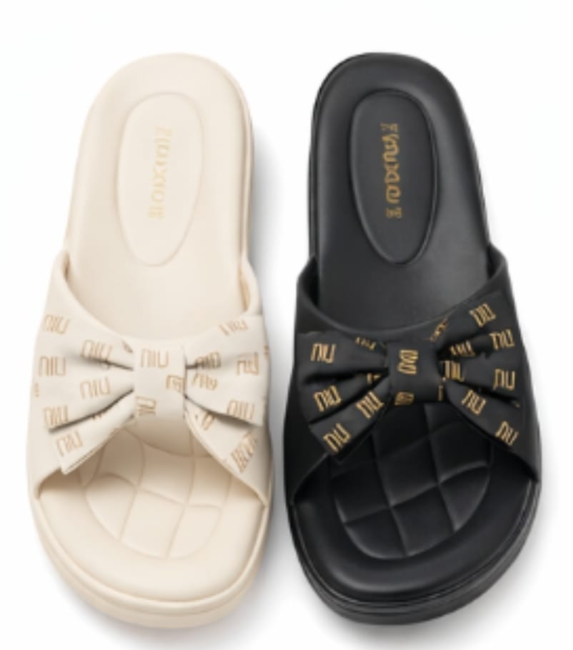 Women’s Stylish Bow Comfort Sliders