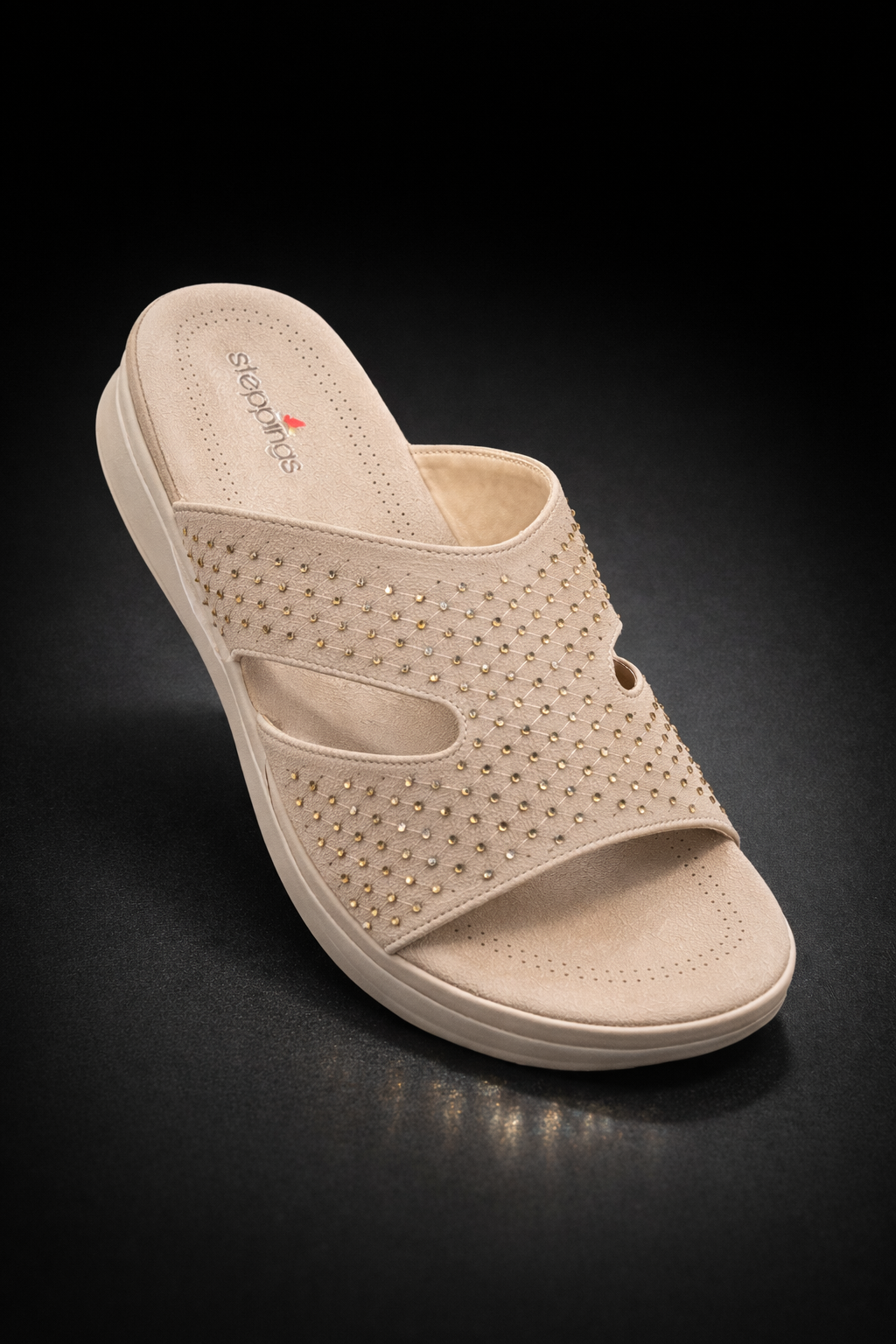Stepping footwear