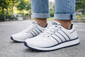 Men’s White Casual Sneakers – Lightweight Comfort Walking & Daily Wear Shoes