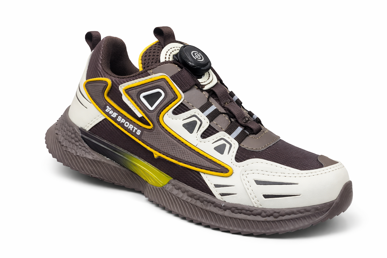 Kids Sports Running Shoes with Dial Lace – Lightweight Breathable Sneakers