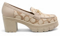 👠 Premium Printed Platform Heel Loafers