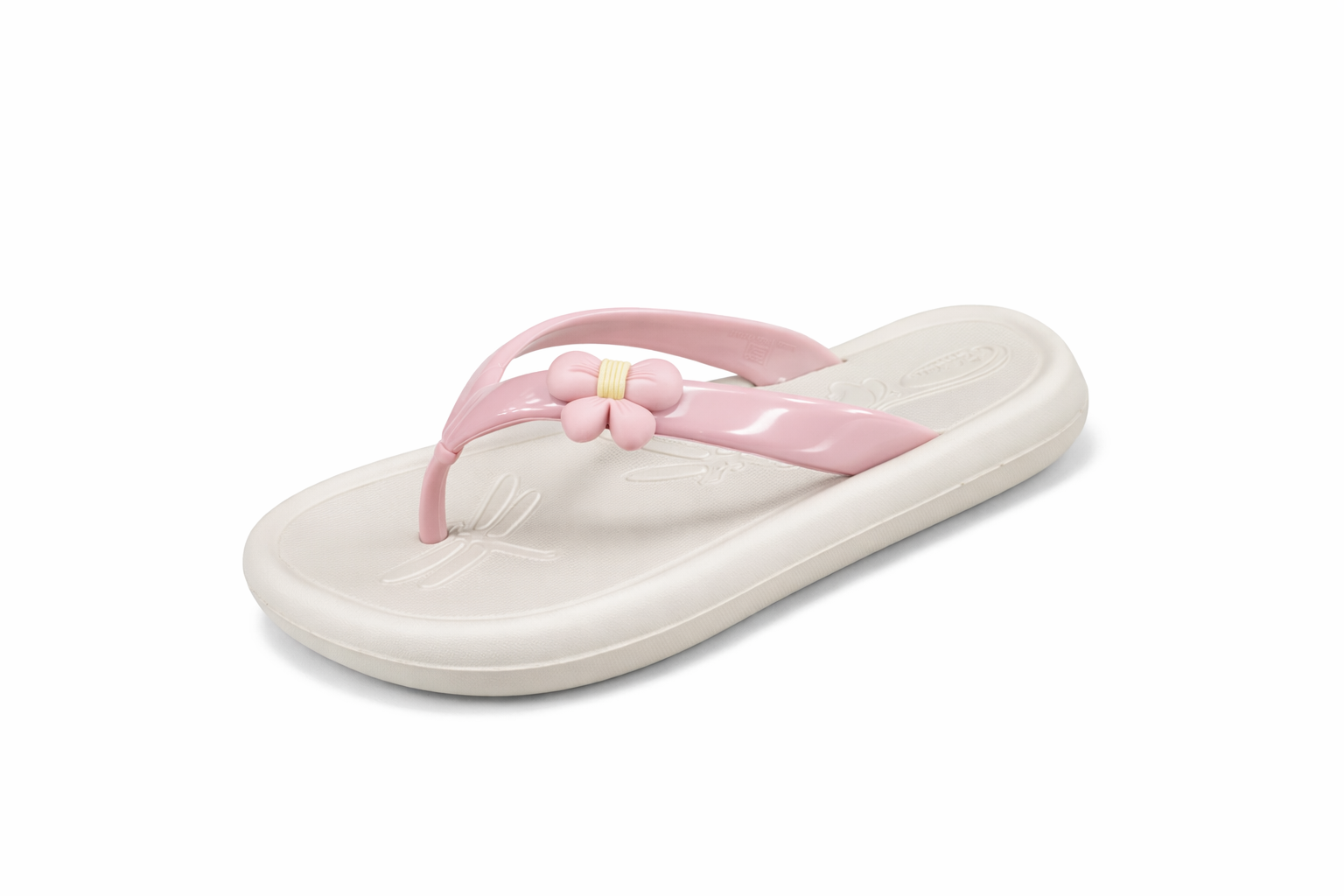 Girls Elegant Flower Flip Flops – Soft Lightweight Comfortable Casual Slippers