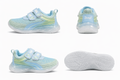 Kids Sky Blue Sports Shoes – Lightweight Breathable Velcro Sneakers