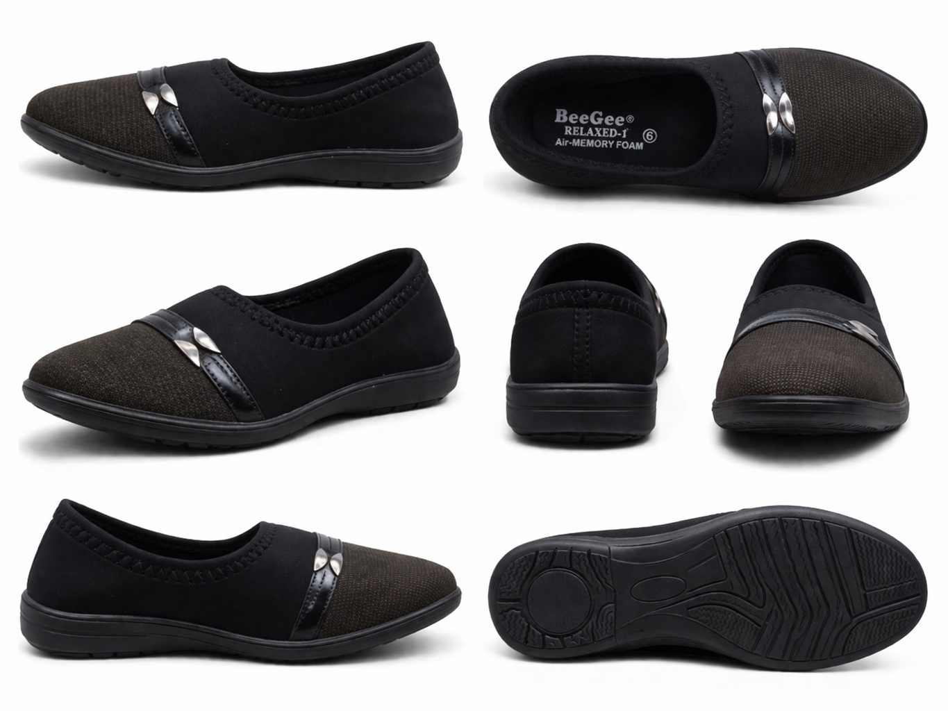 Women’s Comfortable Slip-On Casual Flats – Lightweight Soft Sole Daily Wear Shoes