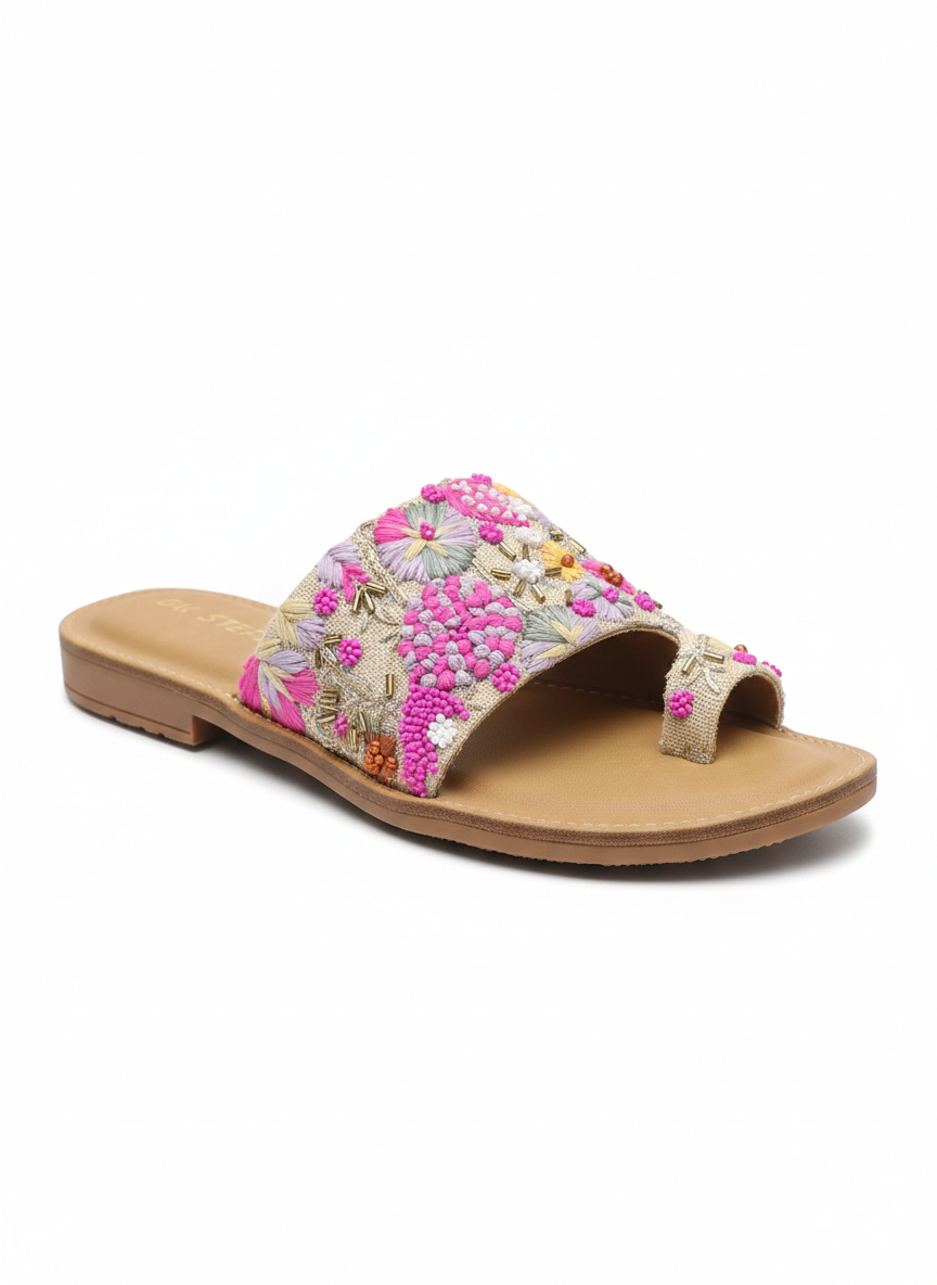 Floral Printed Comfort Slider for Women