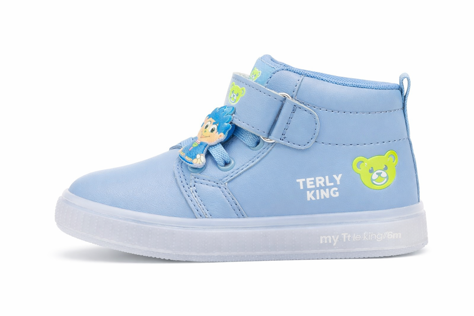 Cute Pink Teddy Kids Casual Sneakers – Soft & Comfortable Baby Shoes