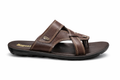 Men’s Premium Black Comfort Sandals – Stylish Cross Strap Casual Slip-On with Cushioned Sole
