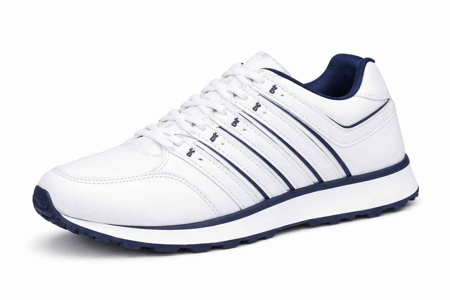 Men’s White Casual Sneakers – Lightweight Comfort Walking & Daily Wear Shoes