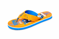 Aqualite Kids Comfortable Orange & Blue Flip Flops – Lightweight Daily Wear Slippers