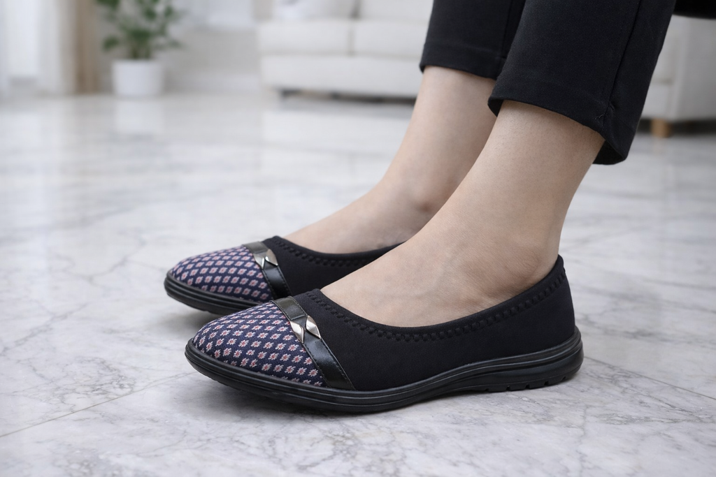 Women’s Comfortable Slip-On Casual Flats – Lightweight Soft Sole Daily Wear Shoes