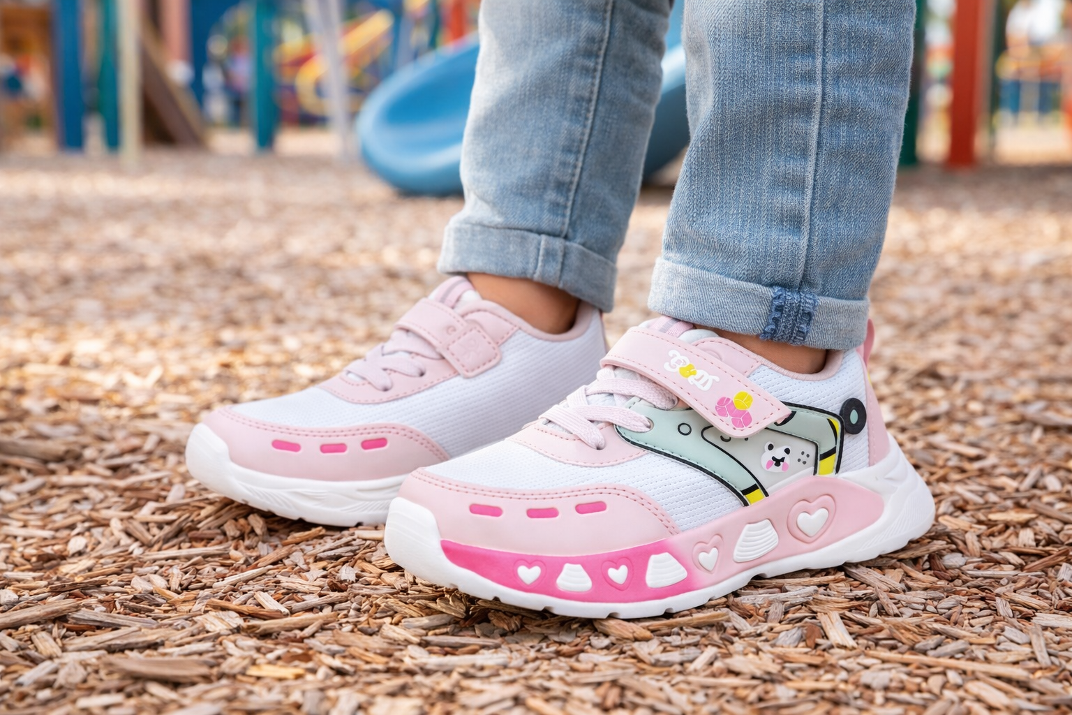 Kids Panda Sports Sneakers – Lightweight Breathable Casual Running Shoes for Boys & Girls