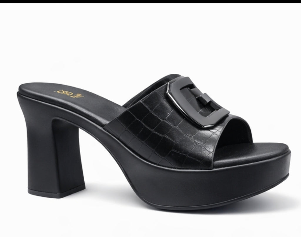 Luxury Platform Block Heel