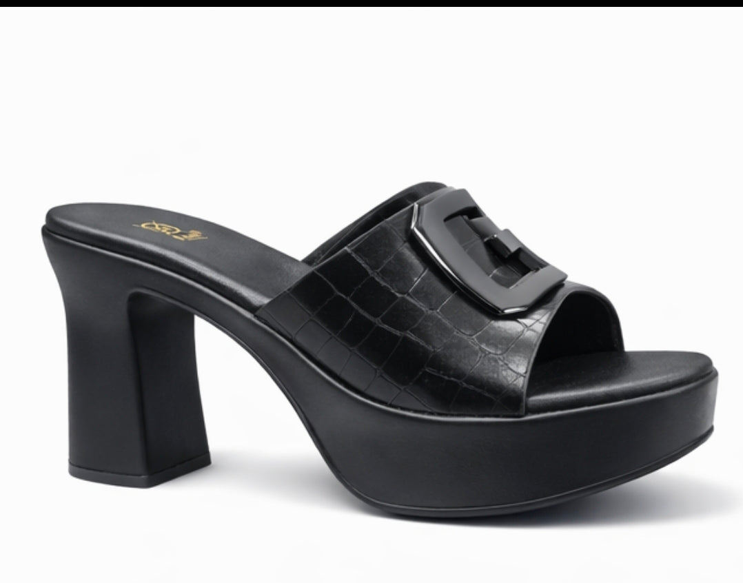Luxury Platform Block Heel