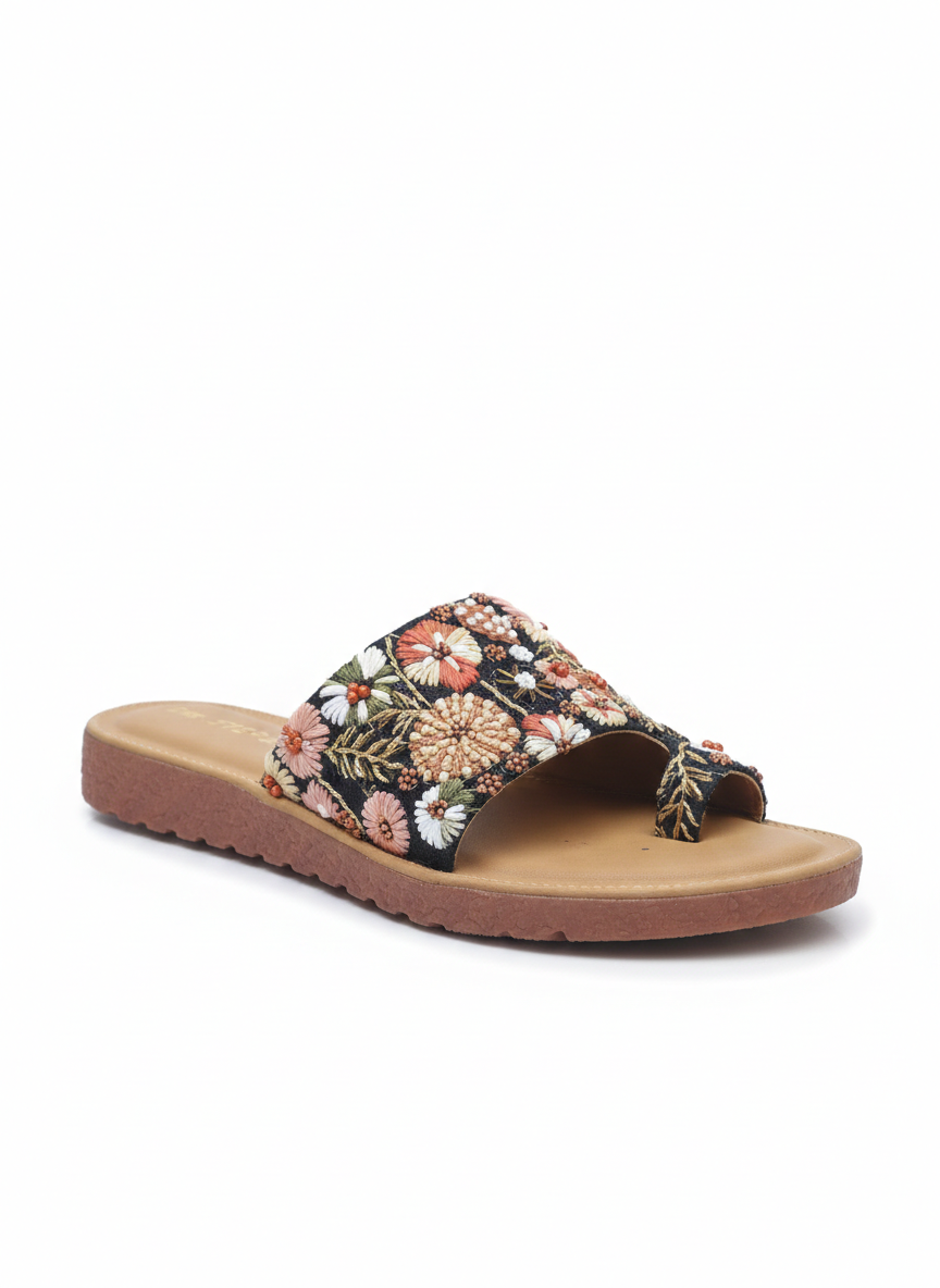 Floral Printed Comfort Slider for Women