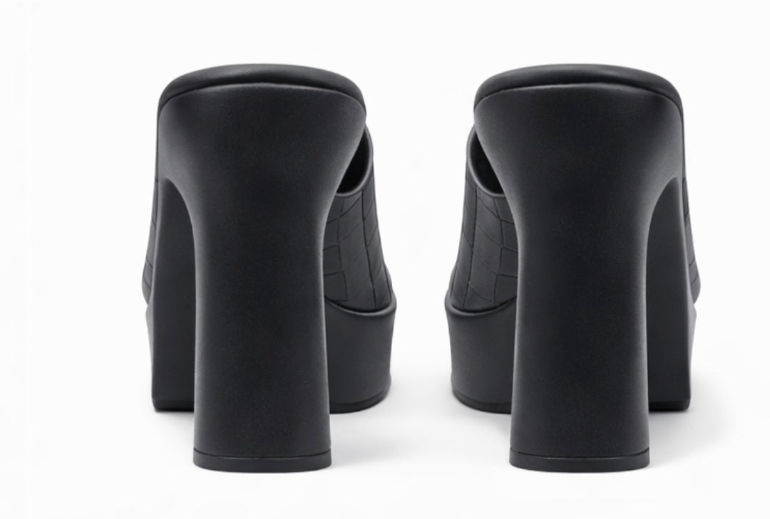 Luxury Platform Block Heel