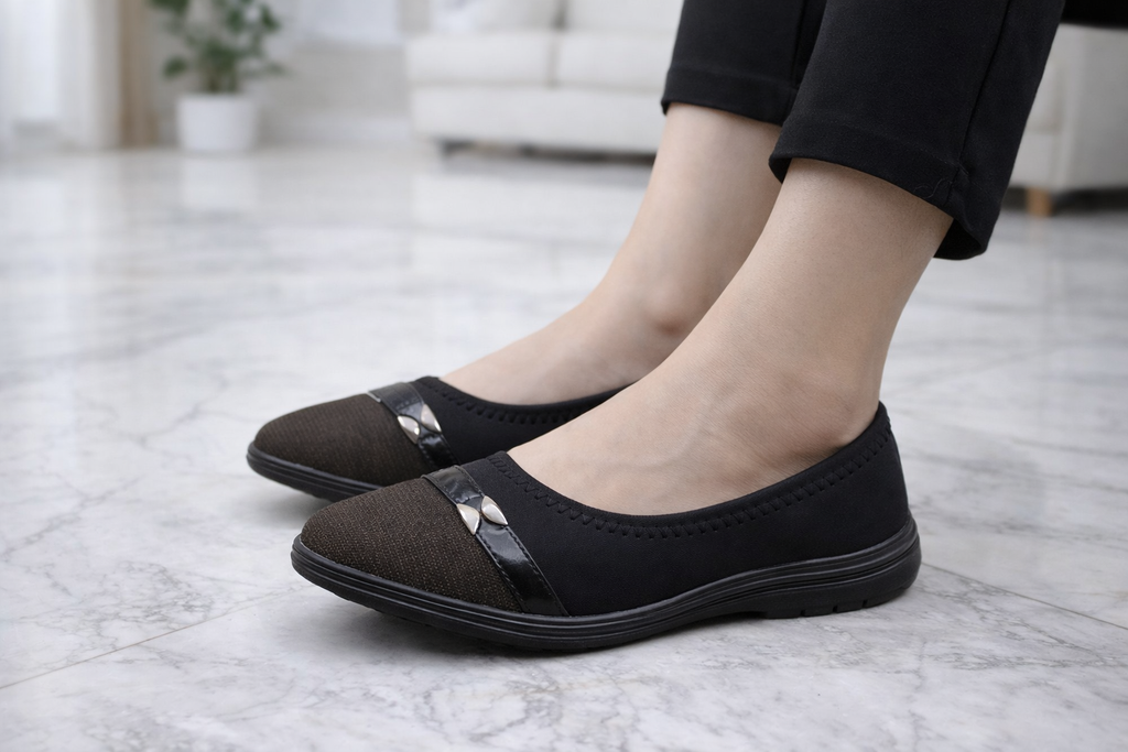 Women’s Comfortable Slip-On Casual Flats – Lightweight Soft Sole Daily Wear Shoes