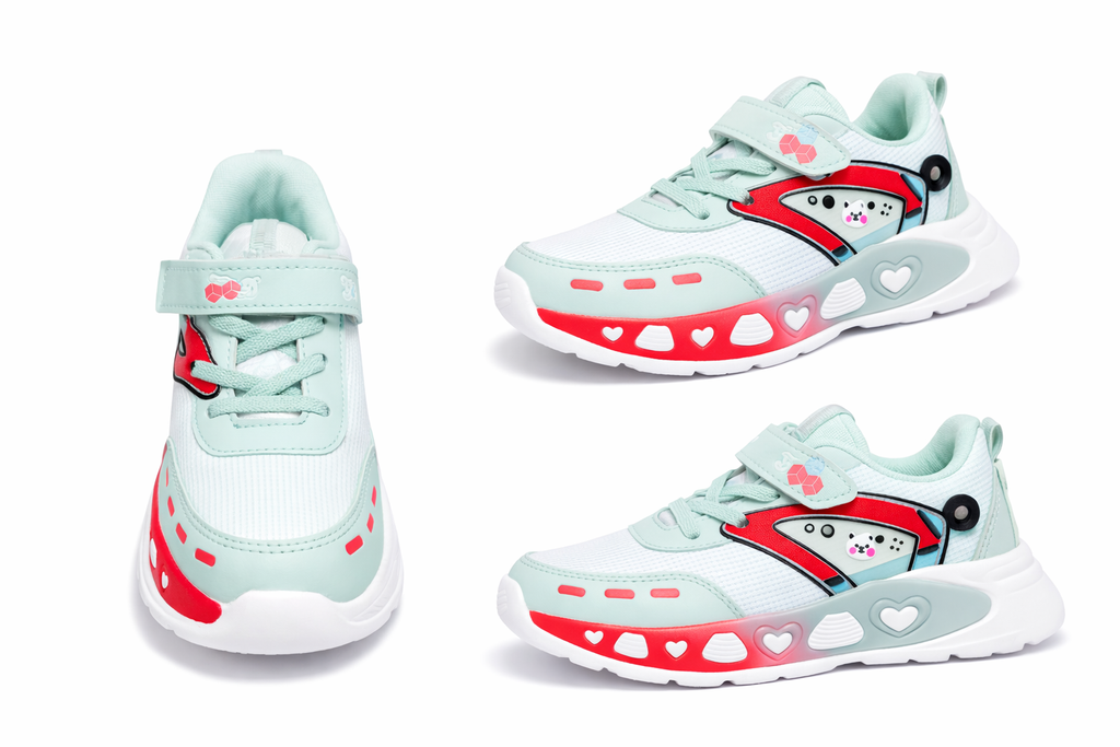 Kids Panda Sports Sneakers – Lightweight Breathable Casual Running Shoes for Boys & Girls