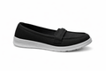 Women's Lightweight Casual Slip-On Shoes – Comfortable Everyday Walking Loafers (Black)