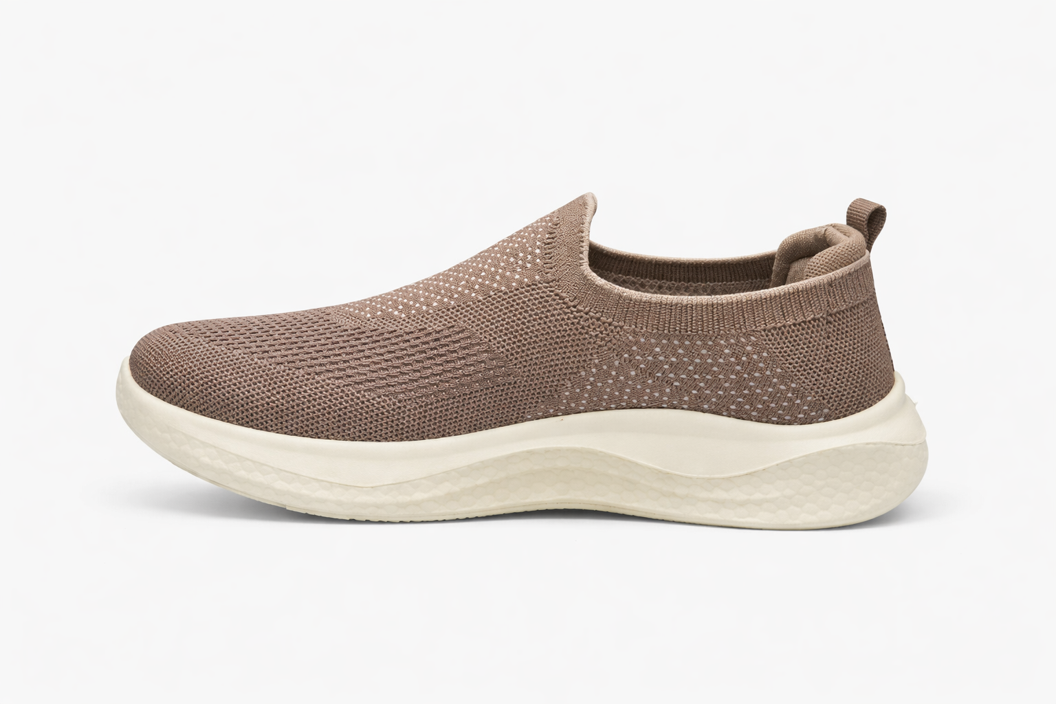 Women’s Lightweight Slip-On Walking Shoes | Breathable Knit Casual Sneakers | Comfort Foam Sole