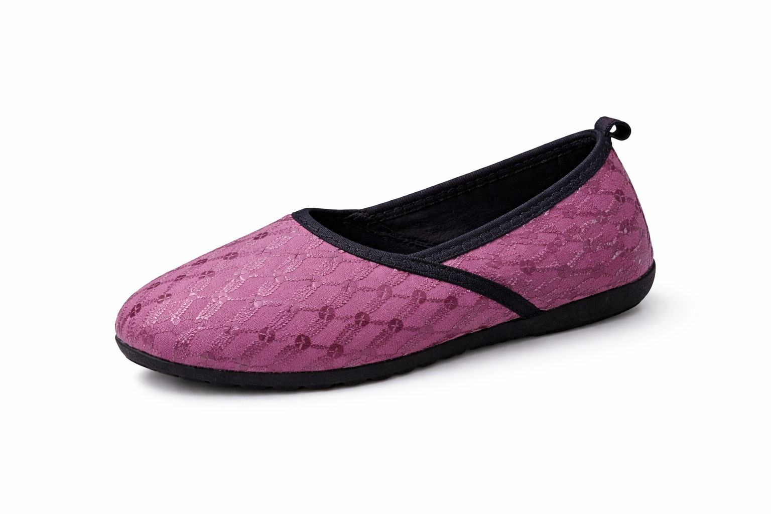 Women’s Mauve Printed Slip-On Casual Comfort Shoes