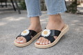 Women’s Daisy Flower Comfort Slides – Stylish Casual Summer Slippers