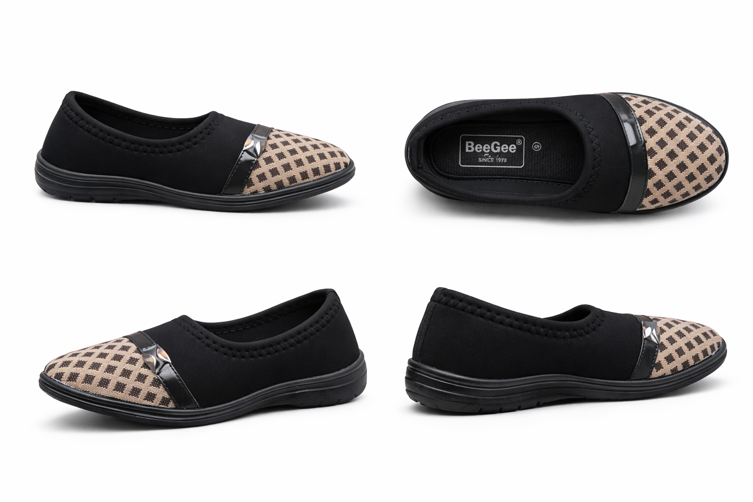 Women’s Comfort Slip-On Casual Flats – Lightweight Everyday Walking Shoes