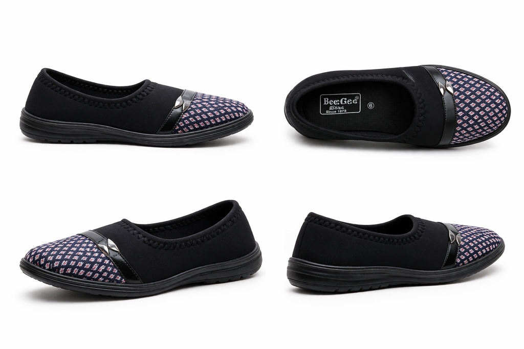 Women’s Comfortable Slip-On Casual Flats – Lightweight Soft Sole Daily Wear Shoes