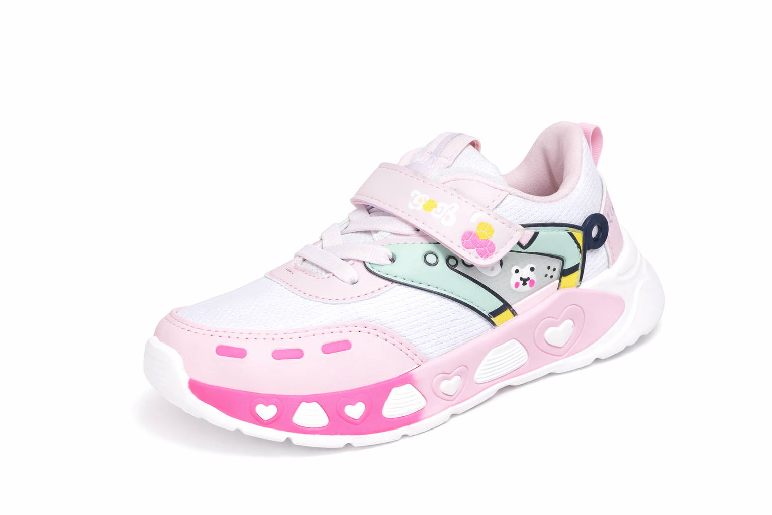 Kids Panda Sports Sneakers – Lightweight Breathable Casual Running Shoes for Boys & Girls