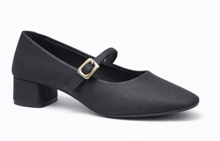 Classic Mary Jane Block Heel